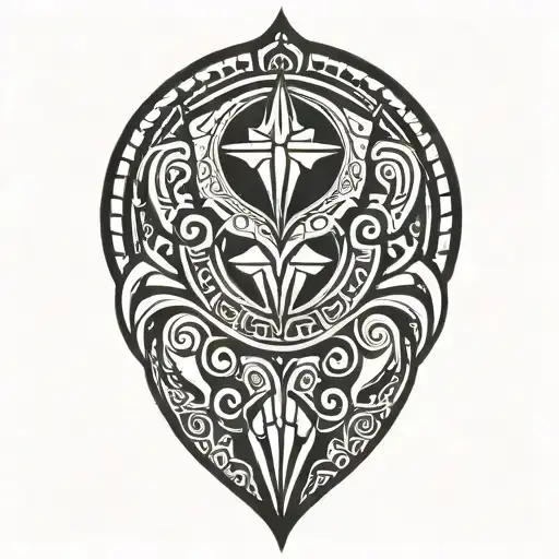 Nordic strength inspired tattoo design idea