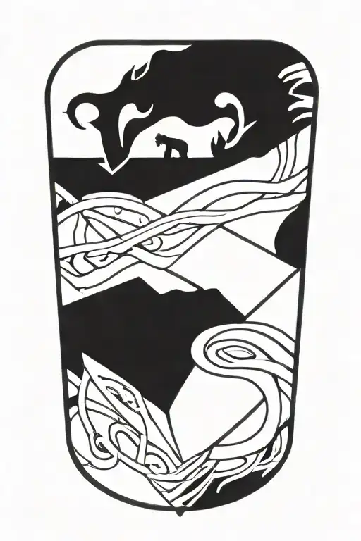 Strength integrity   tattoo design idea