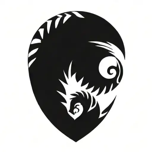 Nordic strength inspired tattoo design idea