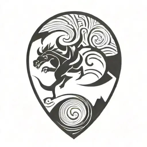 Strength endurance   tattoo design idea