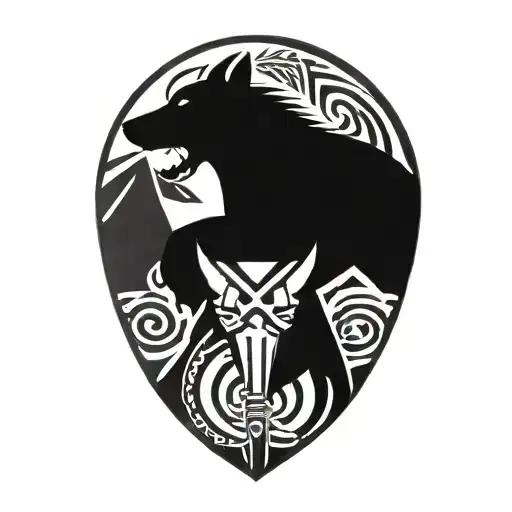 Strength endurance   tattoo design idea