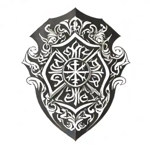  strength,  firefighter, IAFF Maltese cross, flames  tattoo design idea