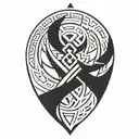 Strength endurance   tattoo design idea