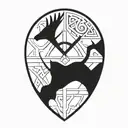 Strength endurance   tattoo design idea