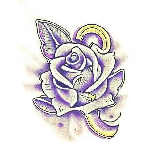 Lavender tattoo design idea