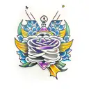 Lavender tattoo design idea