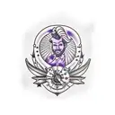 Lavender tattoo design idea