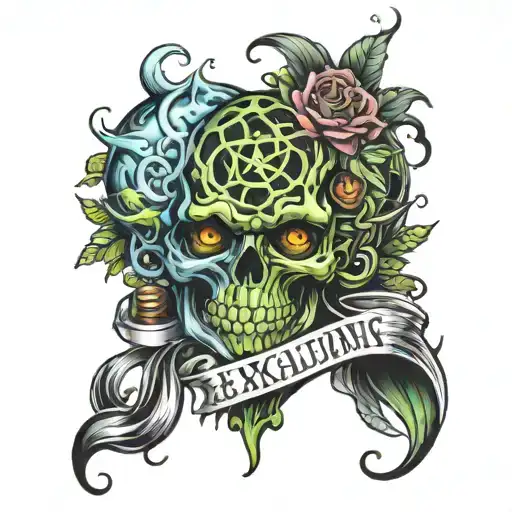 toxic relationship tattoo design idea