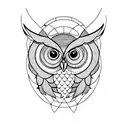 Owl tattoo design idea
