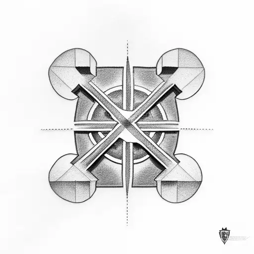 Christian Cross with the words amazing grace tattoo design idea