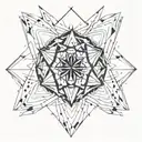 super nova explosion tattoo design idea