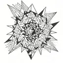 super nova explosion tattoo design idea