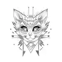 anime eyes tattoo design idea