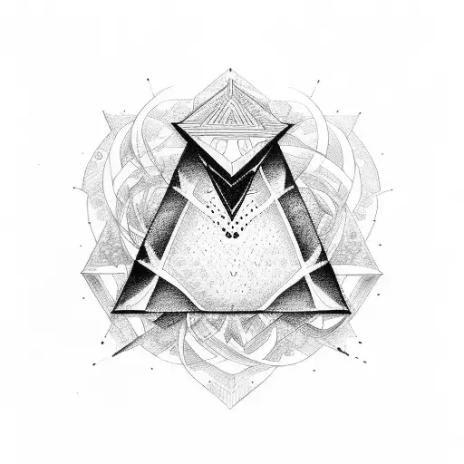 illuminati with music tattoo design idea