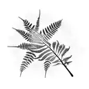 Fern Tree tattoo design idea