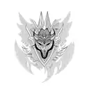 Moon tattoo design idea