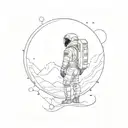 interstellar movie scenes tattoo design idea