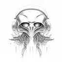 Aliens vs predator tattoo design idea