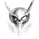 Aliens vs predator tattoo design idea