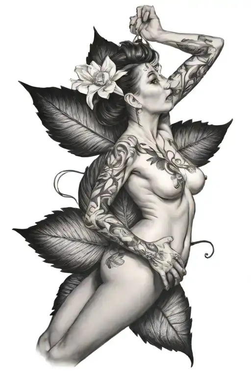 Tatoo wife nude 