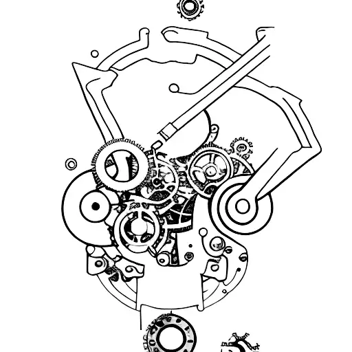 steampunk tattoo design idea