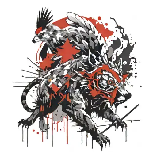 subaru animal tattoo design idea