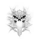 ice wizard tattoo design idea