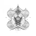 wizard mage tattoo design idea