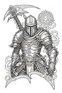 dark souls tattoo design idea