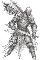 dark souls tattoo design idea