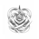 letter vs design  tattoo design idea