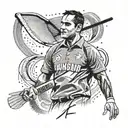 Ms dhoni tattoo design idea