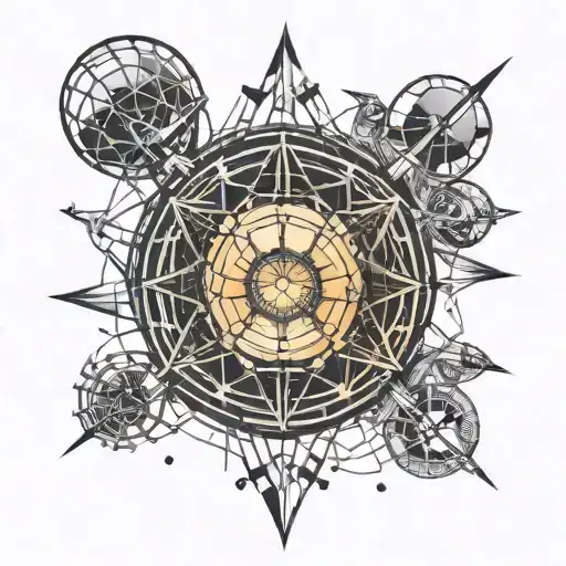 dyson Sphere tattoo design idea