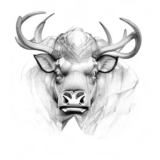 tauros tattoo design idea