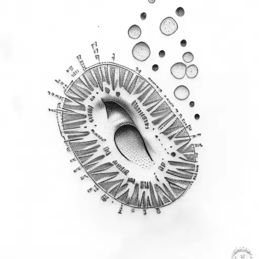 jewel baby footprint tattoo design idea