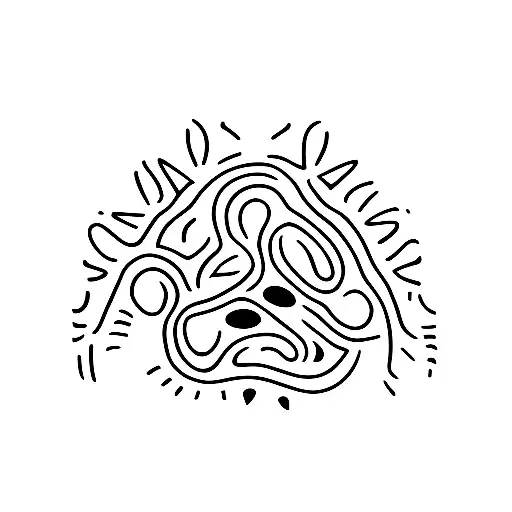 jewel baby footprint tattoo design idea