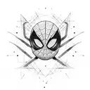 peter parker tattoo design idea
