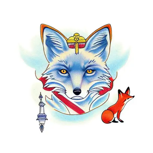 the little prince and the fox tattoo design idea