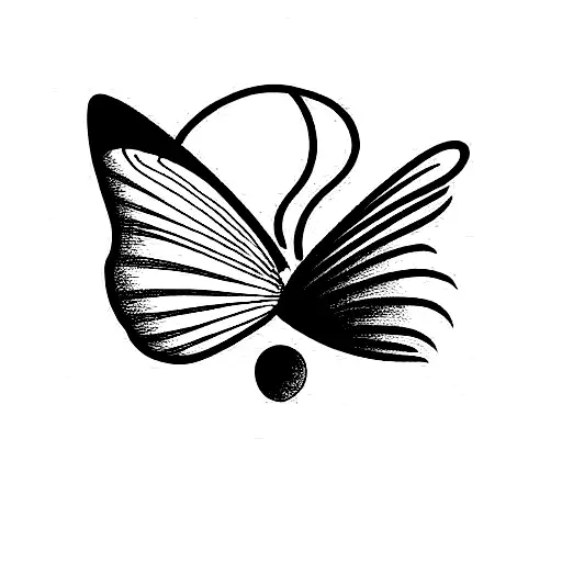 metamorphosis with saturn tattoo design idea