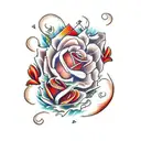 amor arde como roma tattoo design idea