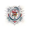 amor arde como roma tattoo design idea