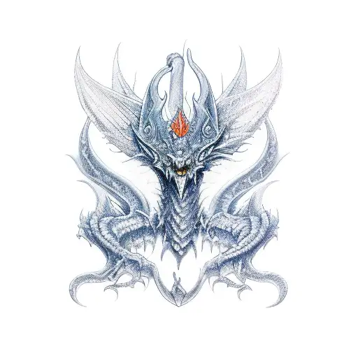the pitch king and sindragosa  tattoo design idea