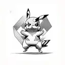 Pikachu mortal kombat tattoo design idea