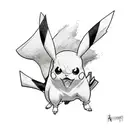 Pikachu mortal kombat tattoo design idea