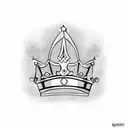 King's Crown tattoo design idea