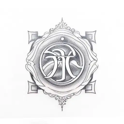 a tatto with our initials (A,D,G) tattoo design idea