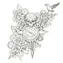 A phrase that says: Traveling is fatal, fatal for judgement, intolerance, and estrechez de mente  tattoo design idea