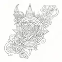 A phrase that says: Traveling is fatal, fatal for judgement, intolerance, and estrechez de mente  tattoo design idea