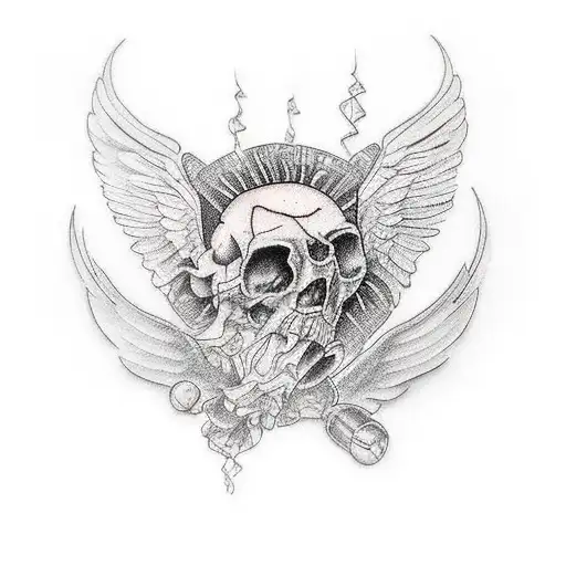 pastor aleman tattoo design idea