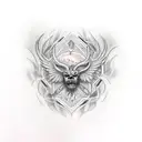 pastor aleman tattoo design idea